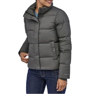 Patagonia Women's Silent Down Jacket sz XS Forge grey